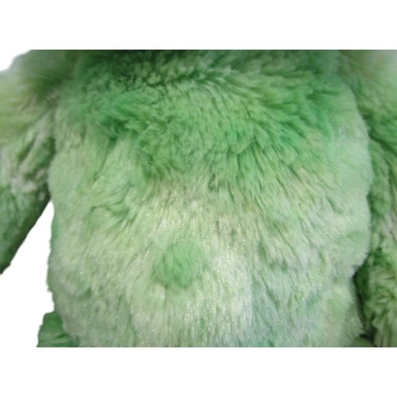 St Patricks Day Shamrock Happy Go Lucky Green Plush Frog Build A Bear Naked GUC - Picture 14 of 15